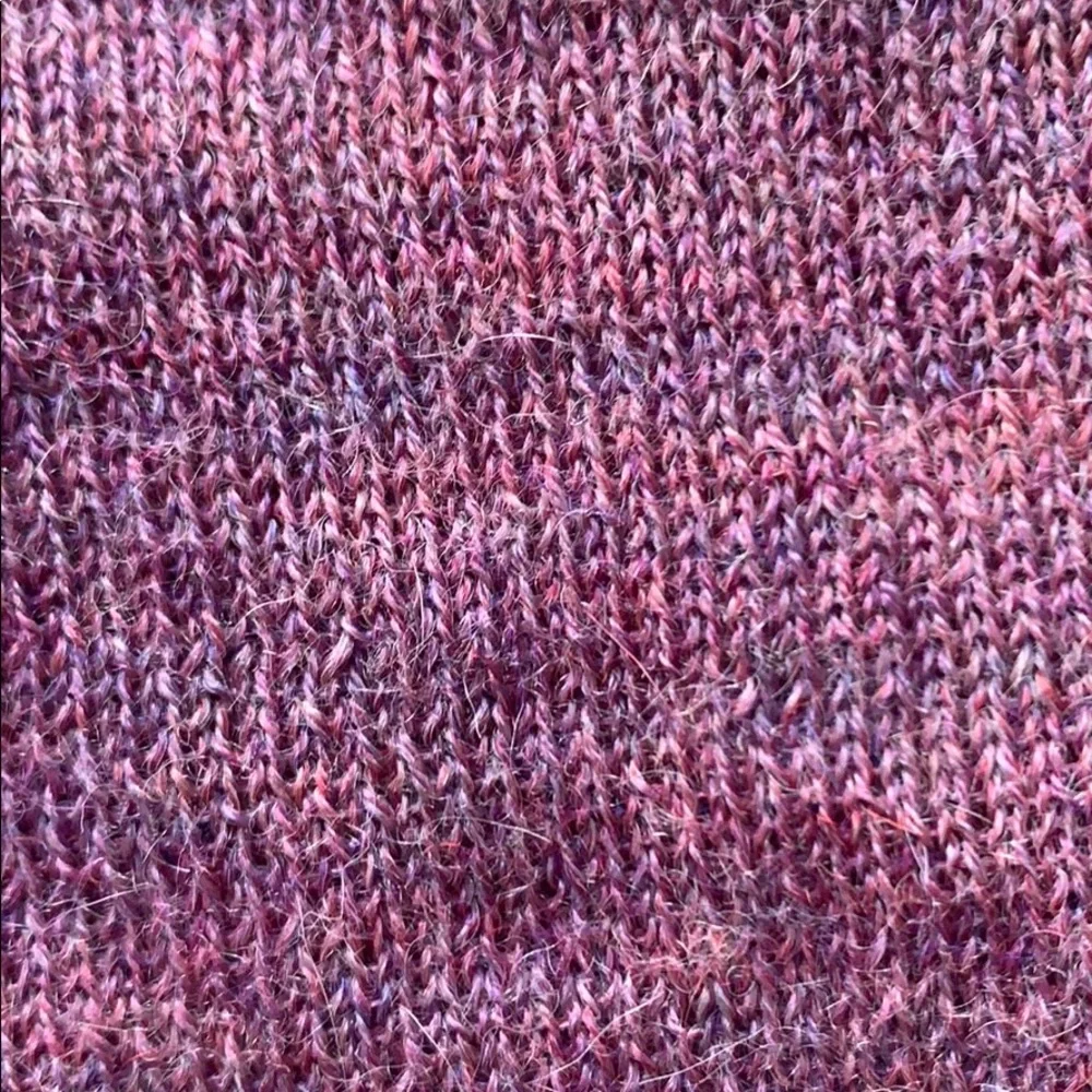 J. CREW Purple Alpaca Wool Open Cardigan M